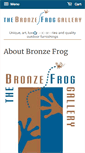 Mobile Screenshot of bronzefroggallery.com
